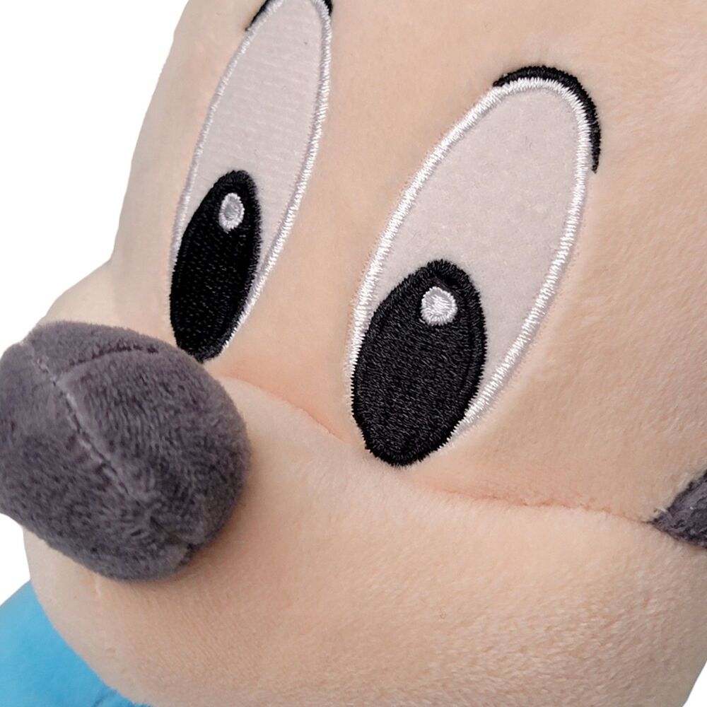Disney Babies Mickey Mouse Plush 10” Baby Blue Pajamas Gray Stuffed Animal Toy - Picture 4 of 7